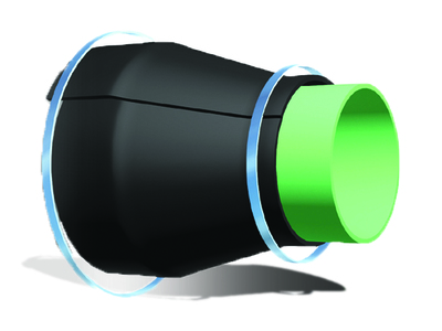 Casing End Seals MOD W with BUNA, 0.840 Inch OD  X 2.875 Inch OD,  Wrap Around