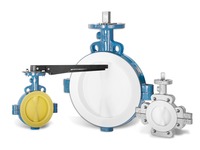 Garlock GAR-SEAL Series 400 plastic butterfly valve, official product photo