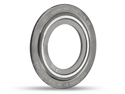 FLEXSEAL® H2 Spiral Wound Gasket for 1 1/2 Inch ASME B16.5 Class 150 Flange, 316L Stainless Steel Winding, ePTFE/FG Filler, 316L Stainless Steel Outer Ring 316L Stainless Steel Inner Ring Domestic USA Manufactured