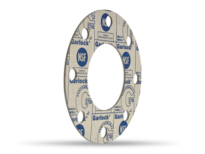 MULTI-SWELL™ Style 3760 Full Face Gasket, Synthetic Fiber with Proprietary Rubber Binder, 2 1/2 Inch ASME B16.5 Class 300, 0.063 Inch Thick, 8 Bolt Holes
