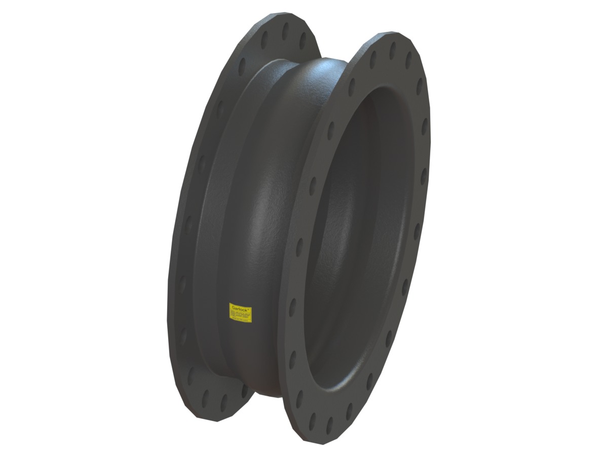 EZ-FLO® Style 206 Pipe Expansion Joint, Nitrile Tube Material, Neoprene Cover Material, Nylon Tire Cord Body Material, 24.000 inch Inside Diameter, 11.000 inch Face-to-Face Length, 1 Hollow Arch, Holes for Following Flange Standard(s): ASME Class 125/150 A; Uncoated