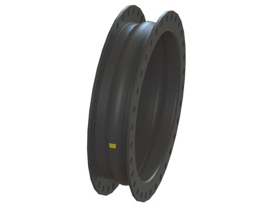 EZ-FLO® Style 206 Pipe Expansion Joint, Nitrile Tube Material, Neoprene Cover Material, Nylon Tire Cord Body Material, 36.000 inch Inside Diameter, 10.000 inch Face-to-Face Length, 1 Hollow Arch, Holes for Following Flange Standard(s): ASME Class 125/150 A; Uncoated