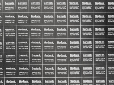 GRAPH-LOCK® Style 3123/3125 Flexible Graphite Gasket Sheet, Laminated, Branded, 0.250 Inch, 60.0 Inch Width, 60.0 Inch Length