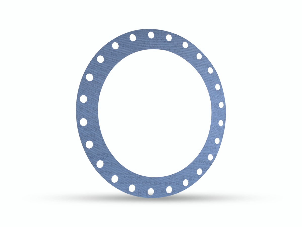 GYLON EPIX® Style 3504 EPX Full Face Gasket,  PTFE with Aluminosilicate Microspheres, 32.008 Inch ID X 42.717 Inch OD  0.094 Inch Thick EN 1514-1 DN 800 PN 25, 24 Bolt Holes