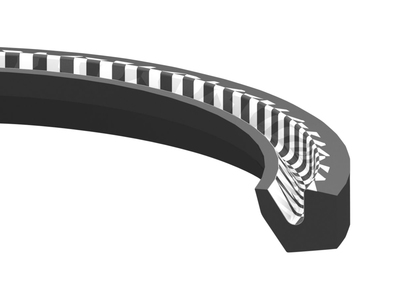 Garlock KLOZURE® Model 24 Oil Seal, Split, MILL-RIGHT N, 8.000 in Shaft, 9.500 in Bore, 0.500 in Width, For Tapered Housing