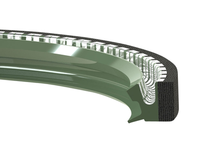 KLOZURE® Model 26R1 Oil Seal, Split, MILL-RIGHT V, 6.000 in Shaft, 7.000 in Bore, 0.438 in Width, Dual Lip