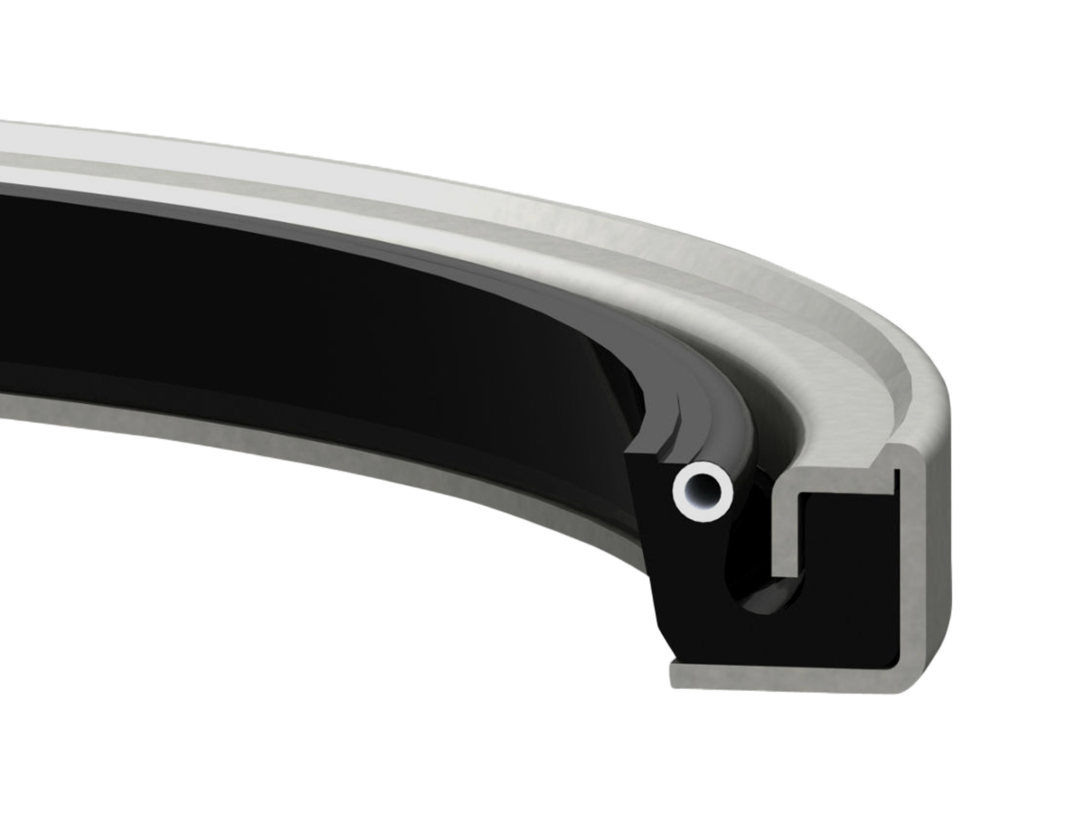 Garlock KLOZURE® Model 50 Oil Seal, MILL-RIGHT N, CRS, 6.250 in Shaft, 7.500 in Bore, 0.625 in Width