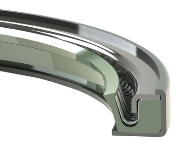 KLOZURE® Model 53 Oil Seal, MILL-RIGHT V (FKM), CRS, 5.688 in Shaft, 6.750 in Bore, 0.500 in Width