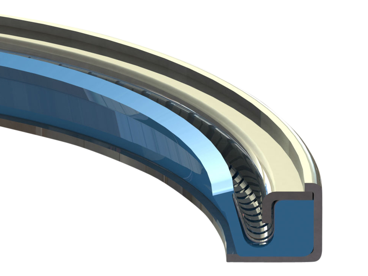 Garlock KLOZURE® Model 53 Oil Seal, Silicone, CRS, 8.000 in Shaft, 9.000 in Bore, 0.625 in Width