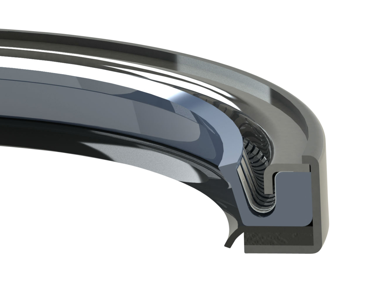 Garlock KLOZURE® Model 53G1 Oil Seal, MILL-RIGHT ES, CRS, 3.000 in Shaft, 4.125 in Bore, 0.625 in Width, GYLON Excluder Lip