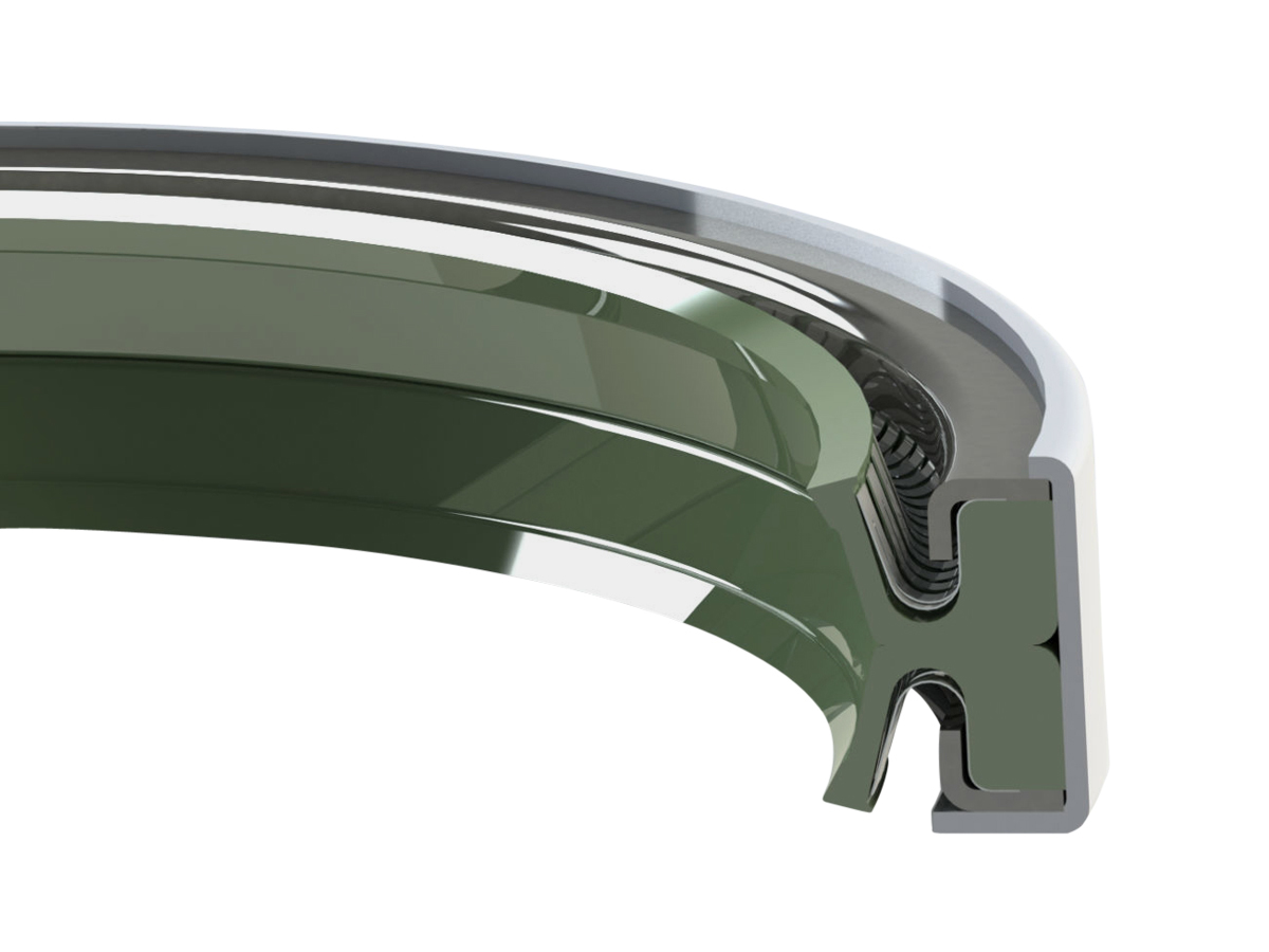 Model 53R2 Oil Seal, MILL-RIGHT V, 4.500 inch Shaft, 5.500 inch Bore, 0.969 inch Width, Dual Opposed Lips