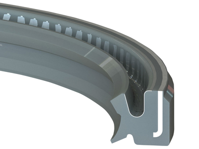 Garlock KLOZURE® Model 57 Oil Seal, MILL-RIGHT N, 7.480 in Shaft, 8.859 in Bore, 0.630 in Width, CRS Insert