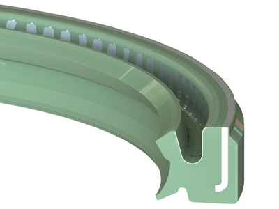 Garlock KLOZURE® Model 57 Oil Seal, MILL-RIGHT V, 6.500 in Shaft, 7.500 in Bore, 0.500 in Width, CRS Insert