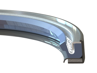 KLOZURE® Model 59 Oil Seal, MILL-RIGHT ES (HNBR), CRS, 37.402 in Shaft, 39.370 in Bore, 0.875 in Width, 0.394 in Spacers