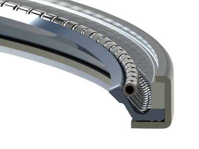 KLOZURE® Model 64 Oil Seal, MILL-RIGHT ES (HNBR), CRS, 16.000 in Shaft, 18.000 in Bore, 0.875 in Width