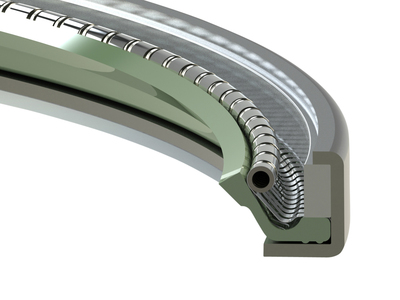 KLOZURE® Model 64 Oil Seal, MILL-RIGHT V (FKM), CRS, 29.000 in Shaft, 30.500 in Bore, 0.750 in Width