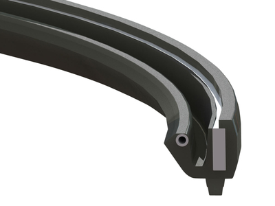 Garlock KLOZURE® Model 88 Oil Seal, MILL-RIGHT N, 14.750 in Shaft, 16.500 in Bore, 0.875 in Width, 0.250 in Spacers, CRS Insert