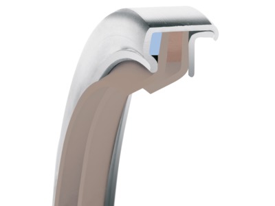 PS-SEAL® Rotary Shaft Seal, Dual Tandem Reverse Lips, F Lip Material, 1.4571/316Ti Case Material, GYLON Blue Static Seal Material, 0.472 Inch Shaft Size X 1.102 Inch Bore Size X 0.315 Inch Width, 0.157 Inch Preload