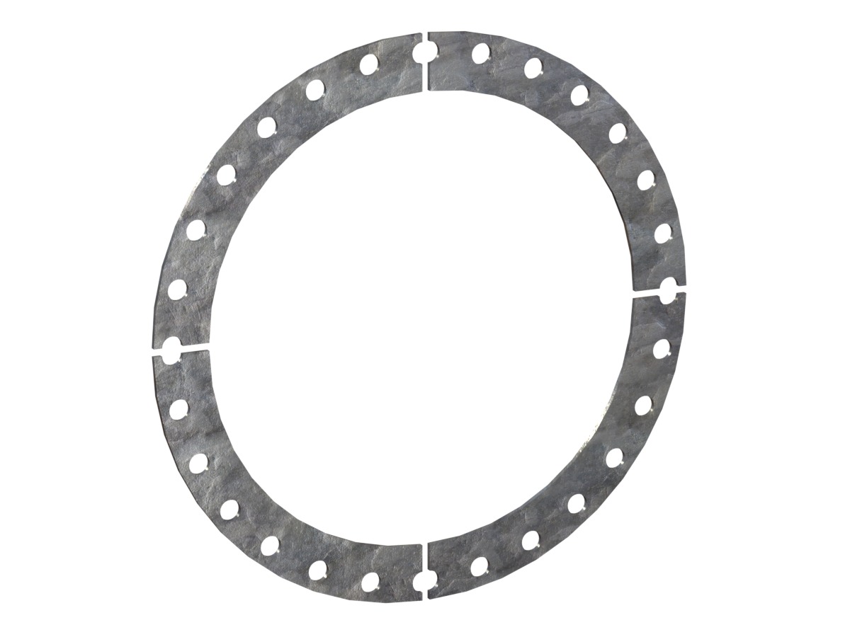 Retaining Ring, Galvanized A-36 Carbon Steel, for 28.000 inch Inside Diameter Expansion Joint, ASME Class 125/150 A