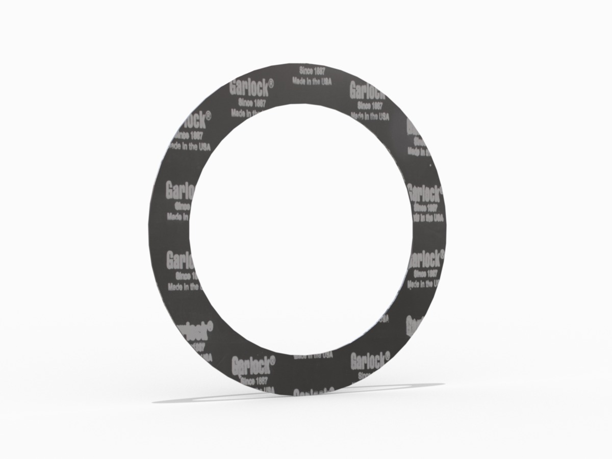 Style 7986 Branded Full Face Gasket,  Neoprene (CR), 4 1/2 Inch ASME B16.5 Class 150 0.063 Inch Thick  8 Bolt Holes