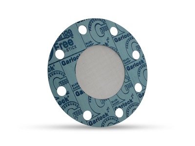 BLUE-GARD® Style 3000 Strainer Full Face Gasket, 4 Inch ASME B16.5 Class 150, 0.125 Inch Thick, 8 Bolt Holes  100 Mesh Screen