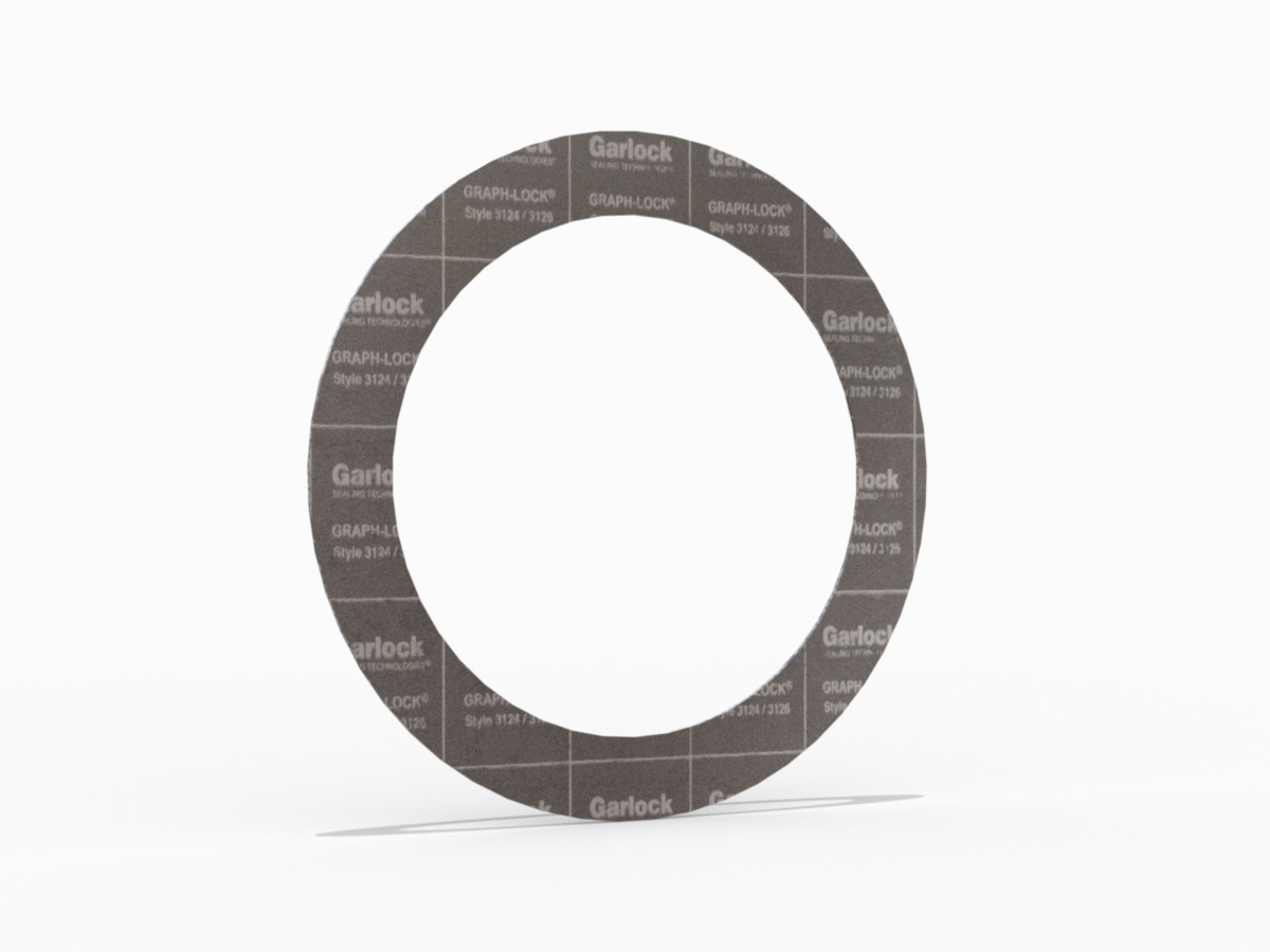 GRAPH-LOCK® Style 3124/3126 Ring Gasket, Graphite, 1 1/2 Inch ASME B16.5 Old Standard Class 150, 0.063 Inch Thick