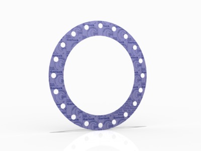 BLUE-GARD® Style 3400 Full Face Gasket, Aramid Fiber with SBR Binder, 14 Inch ASME B16.5 Class 300, 0.063 Inch Thick, 20 Bolt Holes
