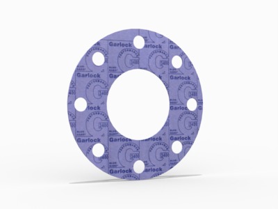 BLUE-GARD® Style 3400 Full Face Gasket, Aramid Fiber with SBR Binder, 2 1/2 Inch ASME B16.5 Class 300, 0.063 Inch Thick, 8 Bolt Holes
