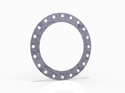 BLUE-GARD® Style 3700 Full Face Gasket, Aramid Fiber with EPDM Binder, 14 Inch ASME B16.5 Class 300, 0.063 Inch Thick, 20 Bolt Holes