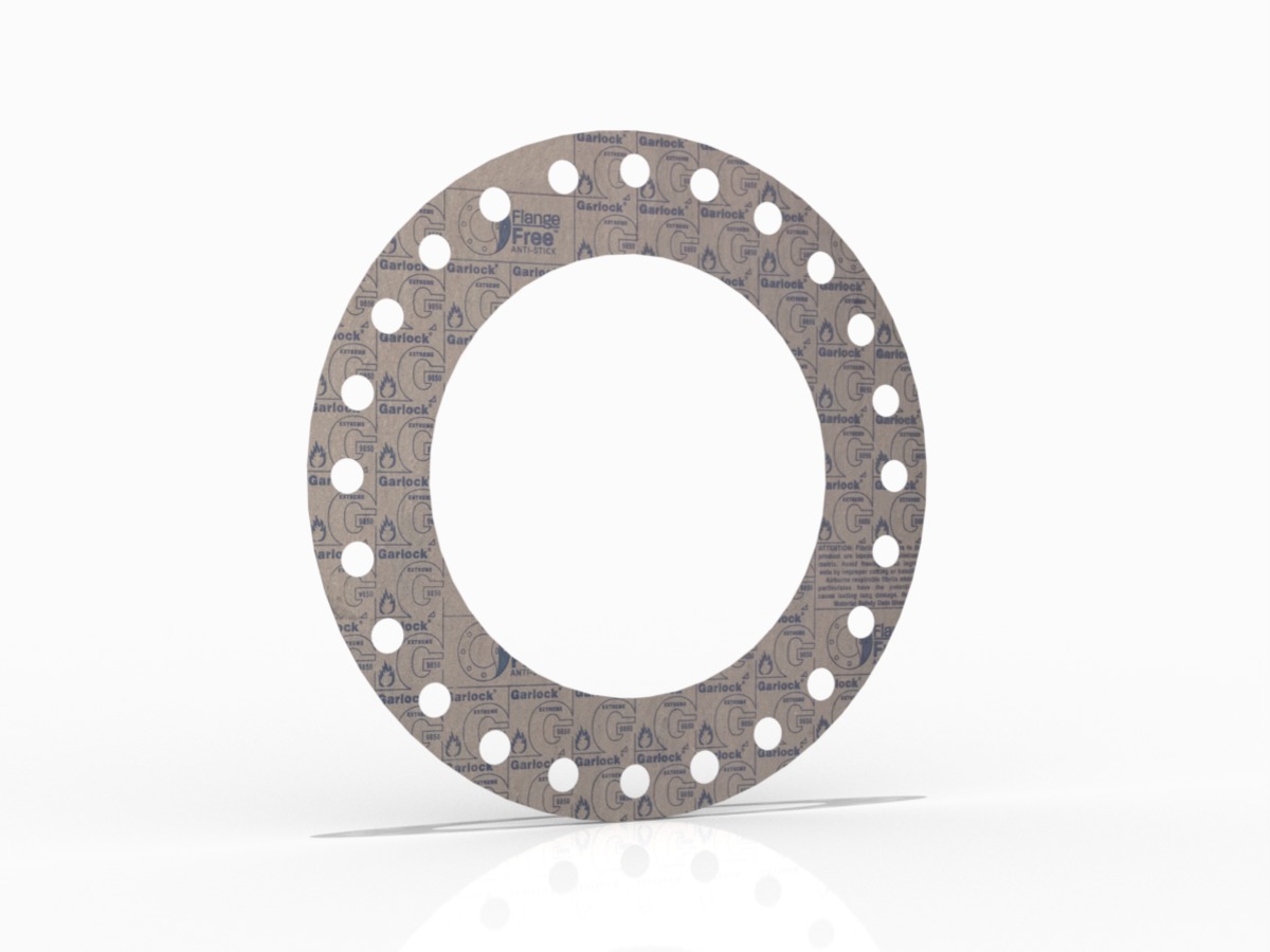 Style 9850 Full Face Gasket, Carbon Fiber with Nitrile Binder(NBR), 20 Inch ASME B16.5 Class 300, 0.063 Inch Thick, 24 Bolt Holes