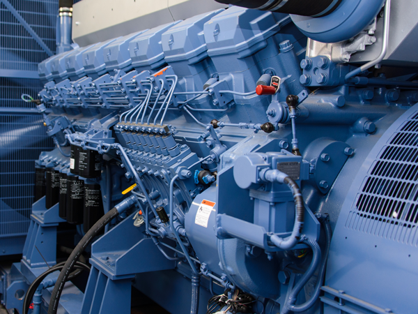 Industrial microgrid power equipment with high-heat sealing solutions for continuous and standby operation.